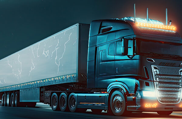 trailer axle lift system on commercial truck